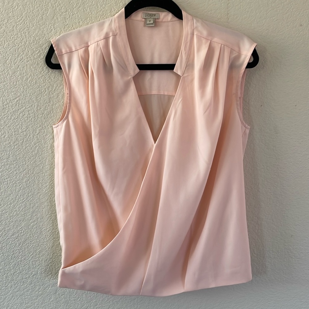 J Crew plunge blouse